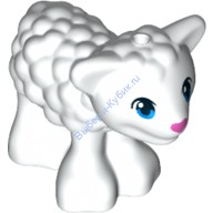 Деталь Лего Овца Цвет Белый