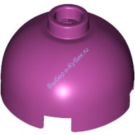Деталь Лего Кубик Круглый 2 х 2 Верх Купола Цвет Маджента