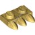 Деталь Лего Пластина 1 х 2 С 3 Зубами Цвет Перламутрово-Золотой