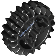 Деталь Лего Техник Шестерня С 20 Зубьями Цвет Черный