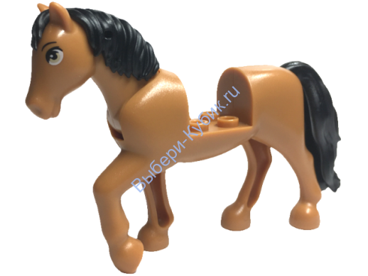 Деталь Лего Лошадь Цвет Карамельный
