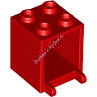 Деталь Лего Ящик 2 х 2 х 2 Цвет Красный