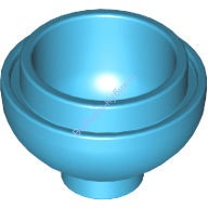Деталь Лего Кубик Круглый 2 х 2 Низ Купола Цвет Умеренно-Лазурный