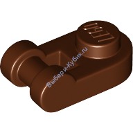Деталь Лего Пластина 1 х 1 Закругленная С Ручкой Цвет Коричневый