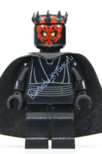 Минифигурка Лего Звездные Войны - Darth Maul wihout Hood (плащ брак)