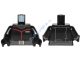 Деталь Лего Торс С Рисунком Цвет Черный