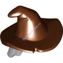 Деталь Лего Волосы и Шляпа Волшебника Цвет Коричневый