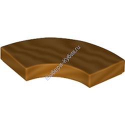 Деталь Лего Плитка Круглый Угол 2 х 2 Макарони Цвет Металлический Золотой