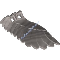 Деталь Лего Крыло 4 X 7 Левое С Перьями Цвет Перламутрово-Светло-Серый