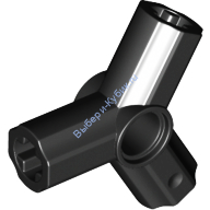 Деталь Лего Техник Коннектор Тройной Цвет Черный