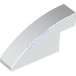 Деталь Лего Скос Изогнутый 4 x 1 x 1 2/3 Без Штырьков Цвет Белый