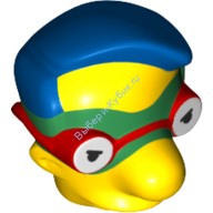 Деталь Лего Голова Модифицированная Симпсоны Цвет Желтый