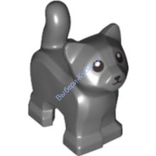 Деталь Лего Кошка Детеныш Цвет Темно-Серый
