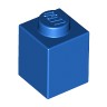 Деталь Лего Кубик 1 х 1 Цвет Синий
