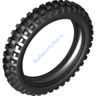 Деталь Лего Шина 100.6 Мм D Для Мотоцикла Цвет Черный