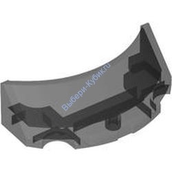 Деталь Лего Лобовое Стекло 2 x 4 x 1 Изогнутое Цвет Прозрачно-Черный