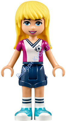 Friends Stephanie, Dark Blue Shorts, Soccer Jersey