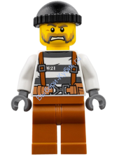 Минифигурка Лего Сити - Преступник