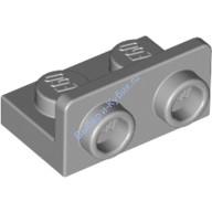 Деталь Лего Кронштейн 1 х 2 - 1 х 2 Перевернутый Цвет Светло-Серый