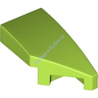Деталь Лего Клин 2 х 1С Обрезанным Креплением Правый Цвет Лайм