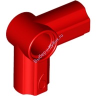 Деталь Лего Техник Коннектор Угловой #6 - 90 Градусов Цвет Красный