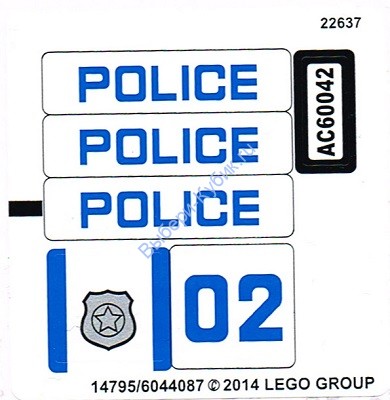 Наклейки К Набору Лего 60042