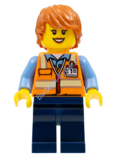 Минифигурки Лего Сити - Женщина-водитель cty0571