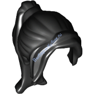 Деталь Лего Парик Женский Цвет Черный