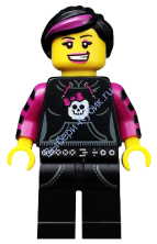Минифигурка Лего Девочка-фигуристка, серия 6 (Только минифигурка без подставки и аксессуаров)