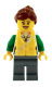 Минифигурка Лего Сити - Женщина-рыболов