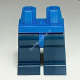 Деталь Лего Ноги С Рисунком Цвет Темно-Синий