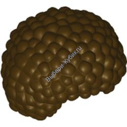 Деталь Лего Волосы Минифигурки Цвет Темно-Коричневый