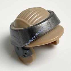 Деталь Лего Шлем С Рисунком Цвет Темно-Песочный