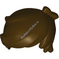 Деталь Лего Волосы Минифигурки Цвет Темно-Коричневый
