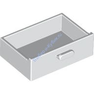 Деталь Лего Ящик Для Шкафа 2 х 3 Цвет Белый