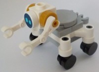Минифигурка Лего Сити Космический робот, Круглые плитки в виде колес
