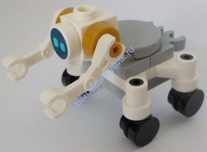 Минифигурка Лего Сити Космический робот, Круглые плитки в виде колес