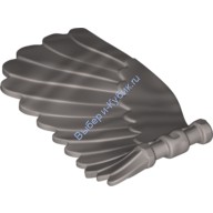 Деталь Лего Крыло 4 X 7 Правое С Перьями Цвет Перламутрово-Светло-Серый