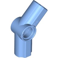 Деталь Лего Техник Коннектор Угловой #4 - 135 Градусов Цвет Голубой