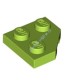 Деталь Лего Пластина Клин 2 х 2 Обрезанный Угол Цвет Лайм