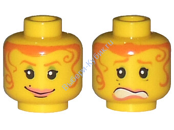 Деталь Лего Голова Минифигурки Цвет Желтый