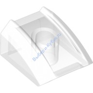 Деталь Лего Скос Закругленный 2 х 2 Без Штырьков Цвет Прозрачный