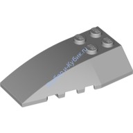 Деталь Лего Клин 6 х 4 Тройной Изогнутый Цвет Светло-Серый