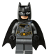 Batman - Dark Bluish Gray Suit with Gold Outline Belt and Crest, Mask and Cape (Type 3 Cowl, Tear-Drop Neck Cut Spongy Cape)