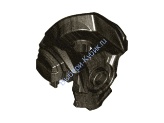 Деталь Лего Доспехи Кирасы С Наплечниками Цвет Перламутрово-Темно-Серый 