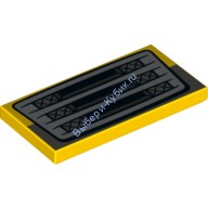 Деталь Лего Плитка 2 х 4 Автомобильная Решетка Цвет Желтый