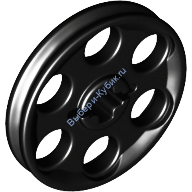 Деталь Лего Техник Колесо Для Ременных Передач (Шкив) Цвет Черный