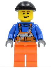 Минифигурка Лего Сити - Рабочий