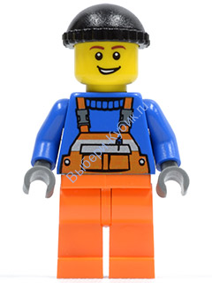 Минифигурка Лего Сити - Рабочий
