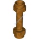 Деталь Лего Гладкая Рукоять Удлиненная Цвет Металлический Золотой